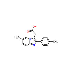 6-Methyl-2-(4-methylphenyl)imidazol[1,2-a]-pyridine-3-acetic acid
