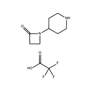 1-(Piperidin-4-yl)azetidin-2-one 2,2,2-trifluoroacetate