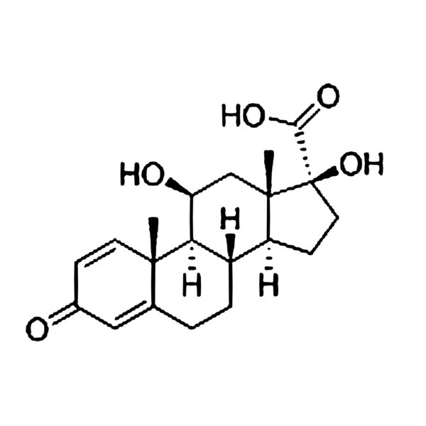 (11beta,17alpha)-11,17-dihydroxy-3-oxoandrosta-1,4-diene-17-carboxylic acid